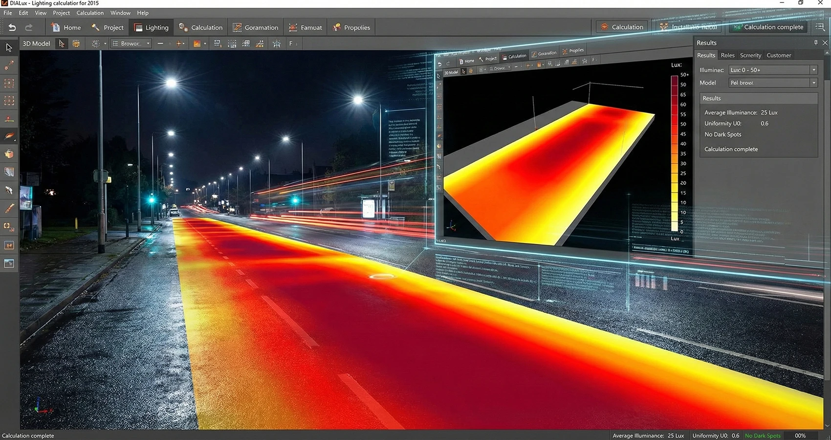 Расчет в DIALux vs «на глазок»